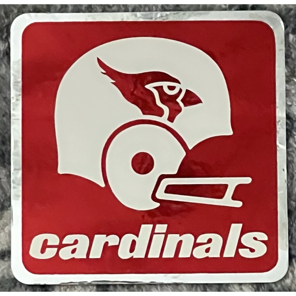 Vintage 1970s‎ St Louis Cardinals Football NFL Sticker Decal Very Good Condition